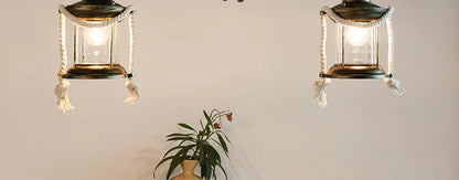 American Light Design Vintage Chandelier Retro Cafe Bar Restaurant Wooden Loft Pendant Lamp Gear Industrial Hanging Glass Light