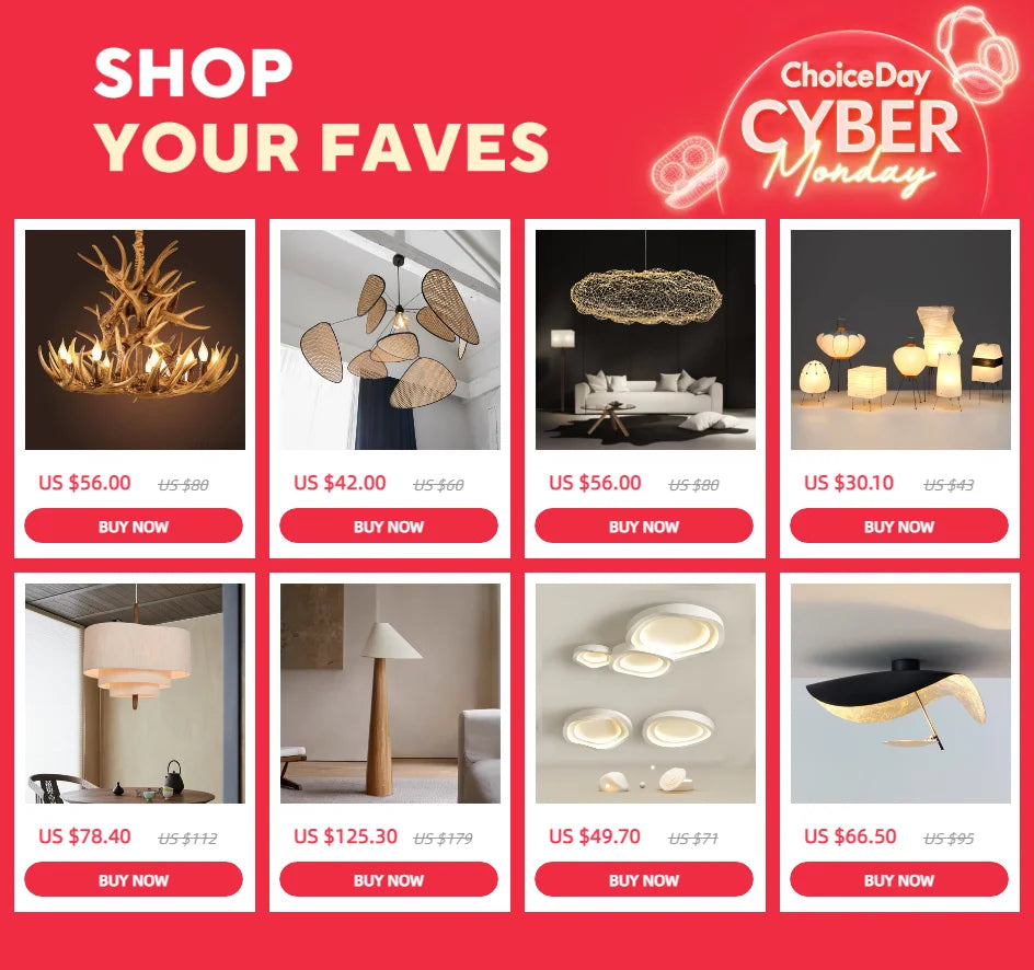 Rattan art woven chandelier Japanese Pendant lamp for Restaurant Bedroom Study Living room Straw hat woven Pendant light