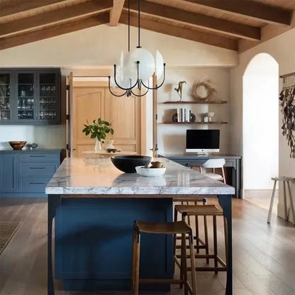 Postmodern Minimalist Chandelier Luxury Glass LED Pendant Lamp for Living Dining Room Bedside Bedroom Light Suspension Luminaire