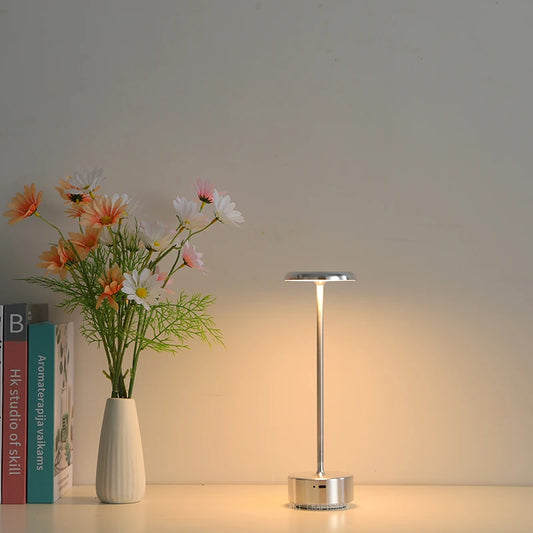 Rechargeable table lamp with warm atmosphere Bar Cafe Restaurant Modern simple decoration LED night light