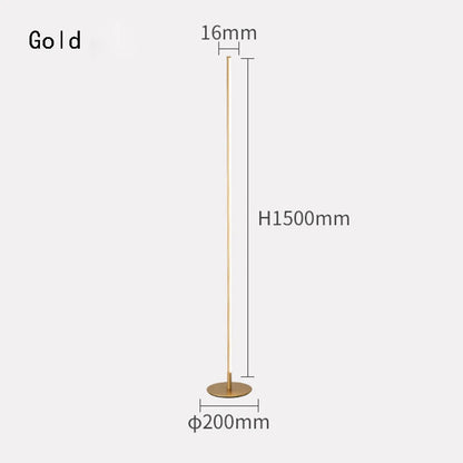 Modern Floor Lamp Minimalist Led Standing Lamp Nordic Gold Floor Lamps for Living Room Bedroom Lamp Study Street Lamp Lambader