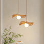Rattan art woven chandelier Japanese Pendant lamp for Restaurant Bedroom Study Living room Straw hat woven Pendant light