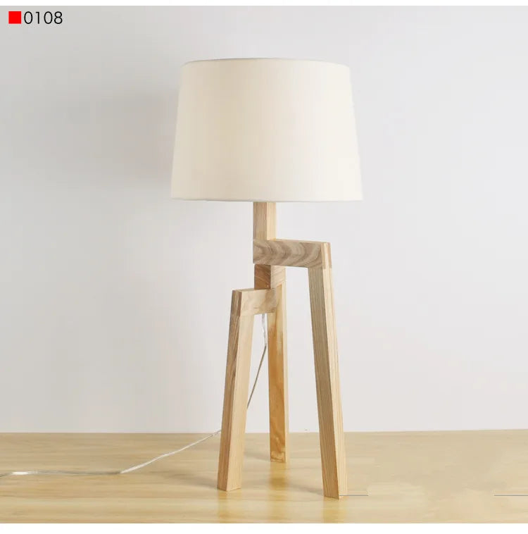 Modern Floor Lamps For Living room Bedroom Kitchen Standing Lamp Wooden Art Decor Bedsides Floor Lamps lamparas de pie salon