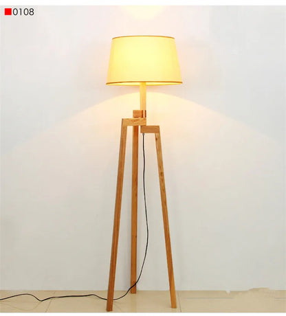 Modern Floor Lamps For Living room Bedroom Kitchen Standing Lamp Wooden Art Decor Bedsides Floor Lamps lamparas de pie salon