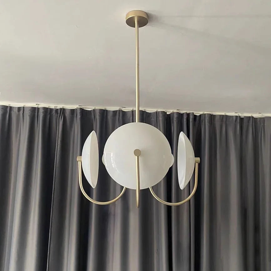 Postmodern Minimalist Chandelier Luxury Glass LED Pendant Lamp for Living Dining Room Bedside Bedroom Light Suspension Luminaire