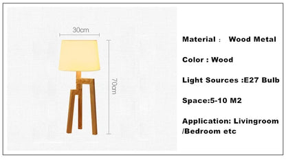 Modern Floor Lamps For Living room Bedroom Kitchen Standing Lamp Wooden Art Decor Bedsides Floor Lamps lamparas de pie salon