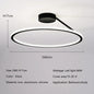 Modern Simple Circle Led Chandelier for Living Dining Room Kitchen Food Tables Bedroom Pendant Lights Home Decor Light Fixture