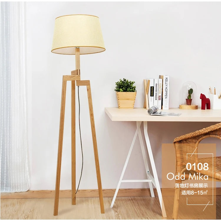 Modern Floor Lamps For Living room Bedroom Kitchen Standing Lamp Wooden Art Decor Bedsides Floor Lamps lamparas de pie salon